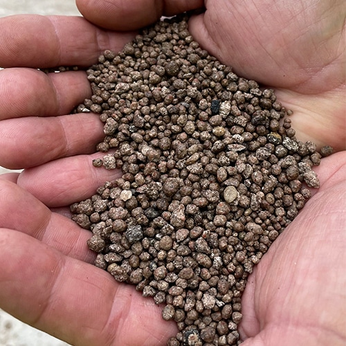 Image showing NUTRIRHIZE granular fertilizer.